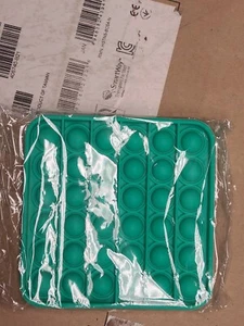 Popit Fidget Toy Push Bubble sensorischer Stressabbau Kinder Spiele dunkelgrün - Bild 1 von 1