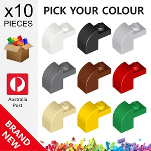 10x Genuine LEGO™ - Slope Curved 2 x 1 x 1 1/3 with Recessed - 6091 32807 New - Picture 1 of 31