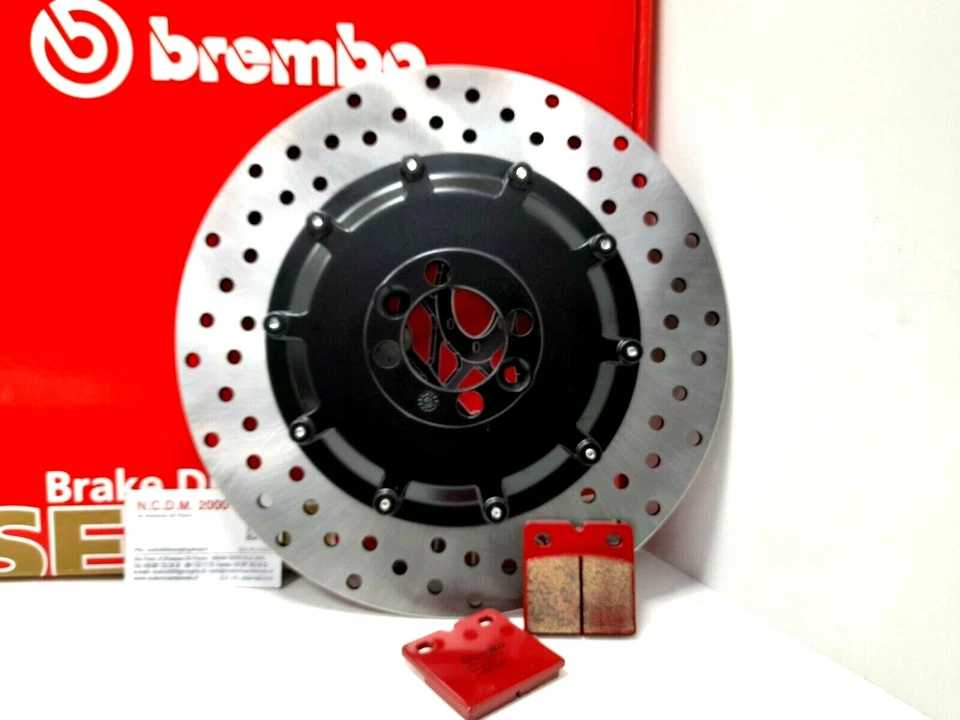 Brembo Rear Brake Disc Kit + Pads For BMW K 100 No Abs 1000 1983 > 1989 - Image 1 of 1