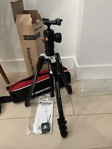 Manfrotto Befree Advanced Travel Aluminum Tripod 494 BallHead RC2 MAMKBFRLA4BK - Picture 1 of 4