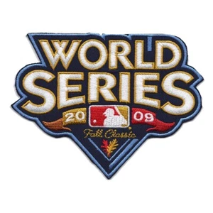 2009 World Series Sleeve Jersey Patch New York Yankees vs Philadelphia Phillies - Picture 1 of 1