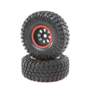 Losi LOS45031 Maxxis Creepy Crawler LT Black Mounted Tires (2) Super Rock Rey - Picture 1 of 1