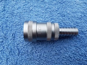 NITO CLICK Q/R FEMALE WITH NON RETURN X 1/2 HOSETAIL COMPATIBLE WITH HOZELOCK - Picture 1 of 12