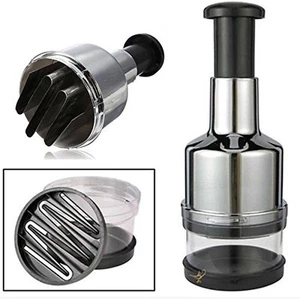Stainless Fruit Salad Vegetable Onion Garlic Chopper Cutter Slicer Peeler Dicer# - Picture 1 of 1
