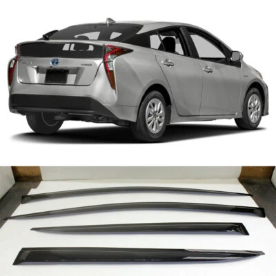 For Toyota Prius XW50 Window Visor Weather Shield Vent Sun Shade Rain Guard 4PCS Foto 1 de 4