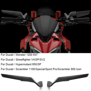Rearview Mirrors Side For Ducati XDiavel S Diavel 1260 Monster 821/1200/937 - Imagen 1 de 9