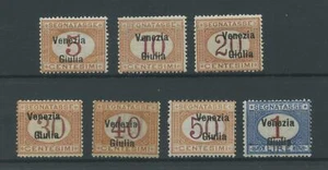 OCCUPAZIONI VENEZIA GIULIA 1918 TASSE 7V. **  CERT. - Picture 1 of 1