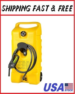 Scepter Portable Diesel Fuel Tank, Gas Storage Caddy with Pump & Hose, 14 Gallon - Picture 1 of 8