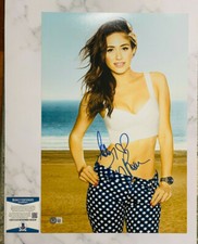 Emmy Rossum signed auto 12x18 photo Fiona Shameless BECKETT 