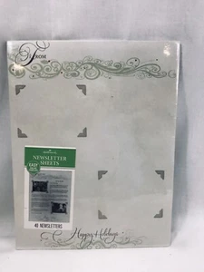 40 Sheets Happy Holidays Stationary Hallmark Newsletter Printer Paper Christmas - Picture 1 of 3