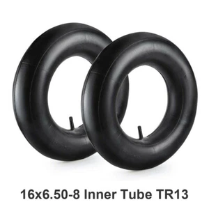 2PK 16X6.50-8 Inner Tube For Lawn Mowers Tractor Garden Carts Tire 16x6.5x8 - Picture 1 of 4