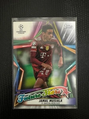 2021-22 Topps UEFA Champions League Future Stars Jamal Musiala #FS-04 - Image 1 of 2