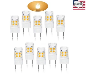 10X G8 LED Bulbs Base Bi-Pin 20W T4 JCD Under Cabinet Puck Lighting Replacements - Picture 1 of 8