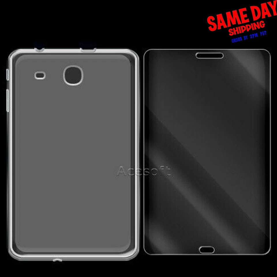 Premium Clear Screen Protector or TPU Case For Samsung Galaxy Tab E 8.0 SM-T377A - Image 1 of 1