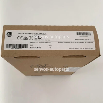 New Allen-Bradley 1746-OB16 Ser D SLC 500 16 Point DC Output Module 1746OB16 US