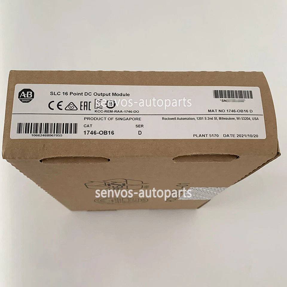 New Allen-Bradley 1746-OB16 Ser D SLC 500 16 Point DC Output Module 1746OB16 US