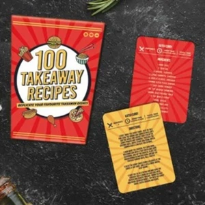100 Takeaway Recipe Cards - CARD GAME - Picture 1 of 1