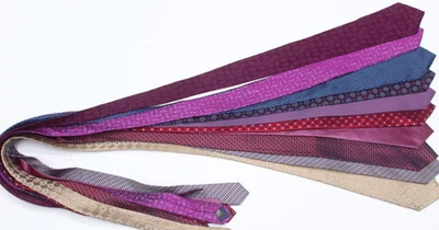 45) LOTE 10 CORBATAS HOMBRE SAKS QUINTA AVENIDA 100% SEDA HECHAS EN ITALIA-CHINA Foto 1 de 2