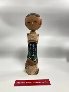 12 Zoll Vintage Kokeshi japanische Holz Handarbeit Puppe 0703-1 22776 - Bild 1 von 6