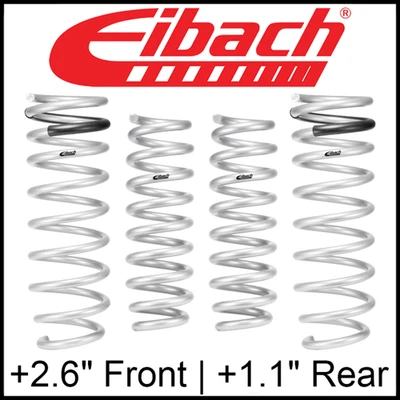 Eibach PRO-KIT +2.6"F/+1.1"R Lift Springs Set 2022-2025 Ford Bronco Raptor 3.0L - Image 1 of 2