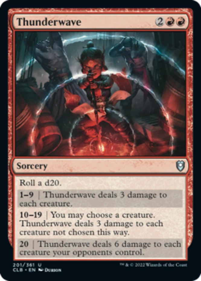 x1 Thunderwave - Battle for Baldur's Gate - NM - MTG - Image 1 of 1
