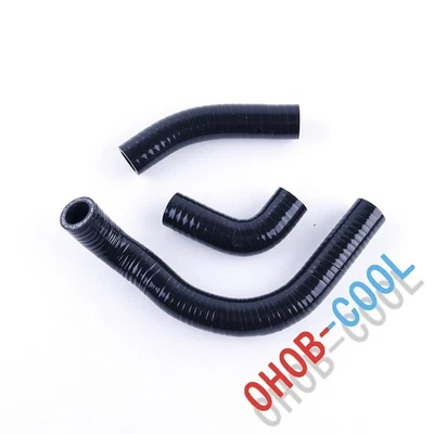 ЧЕРНЫЙ ДЛЯ SUZUKI RM 125 1986 1987 1988 1989 1990 СИЛИКОНОВЫЕ ШЛАНГИ ОХЛАЖДАЮЩЕЙ ЖИДКОСТИ РАДИАТОРА - Изображение 1 из 4