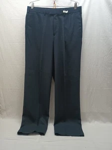 Dockers Men Stain Defender DuPont Pleated & Cuffed Relaxed Fit Blue Pants 34x34 - Picture 1 of 13