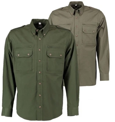 OS Trachten® Outdoor-Jagdhemd mit 2 Brusttaschen (mit Reißverschluss) Jägerhemd - Bild 1 von 4