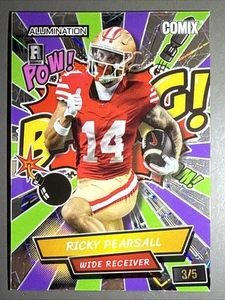 SSP #3/5 2024 RICKY PEARSALL 49ERS ROOKIE RC ALLUMINATION BANG! - Picture 1 of 7