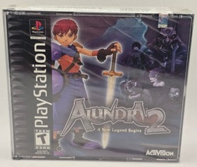Alundra 2, PS, PS1, WATA, 9.8, A, SEALED, NEW, NOT VGA