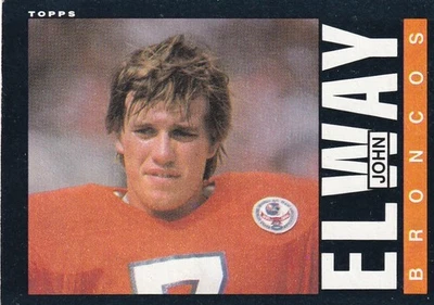 Topps 1985 - #238 John Elway Denver Broncos Foto 1 de 2