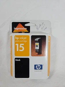 HP Ink Cartridge 15 Black (Expired 2004). New in Sealed Box - Picture 1 of 4