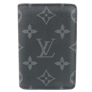 Authentic Louis Vuitton Monogram Eclipse Organizer de Poche Card Case M61696 F/S - Picture 1 of 8