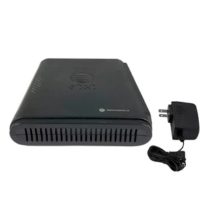 AT&T Motorola NVG510 U-Verse DSL Ethernet Wireless WiFi Router Modem Combo - Picture 1 of 7