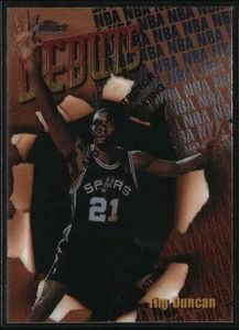 1997-98 Finest #101 Tim Duncan - Picture 1 of 2