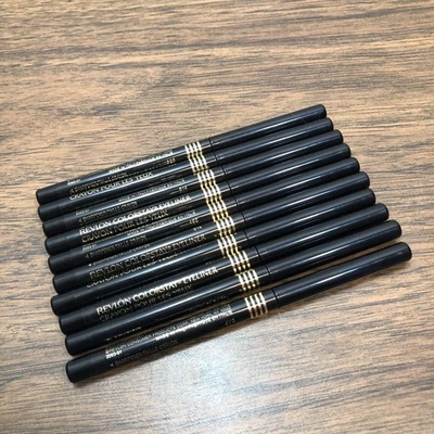 10x Revlon Colorstay Eyeliner Lot - Black/Noir - Removable Sharpener - Image 1 of 4