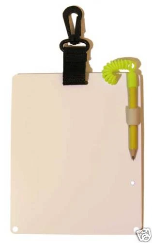 PROMATE Dive Writing Slate with Pencil for Scuba Gear Accessory Gift Shower Notes Pad