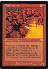 Tephraderm *Rare* Magic MtG x1 Onslaught MP