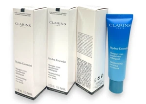Clarins Hydra-Essentiel Moisturizing Reviving Eye Mask (30ml/1oz) Lot Of 3 NEW - Picture 1 of 2