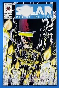 SOLAR MAN OF THE ATOM #21 VALIANT COMICS 1993 Master Darque Joe Quesada Cubierta - Imagen 1 de 3
