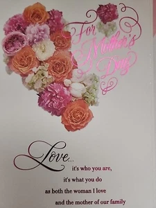 Mothers Day Greeting Card Flowers - Picture 1 of 7