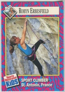 Sports Illustrated for Kids Insert #174 1993 Robyn Erbesfield escalada en roca - Imagen 1 de 2