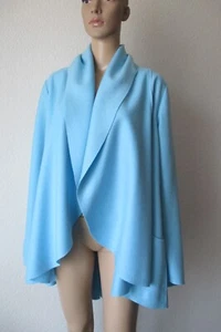Angie Miller Exklusive Poncho in capriblau, Größe S - Bild 1 von 8