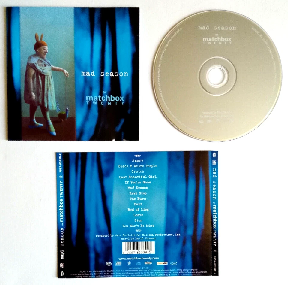 Cd Matchbox Twenty Mad Season Indie Rock Alternative Germany Compact Disc (IN2) - Immagine 1 di 1