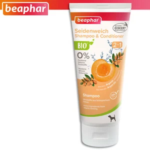 Beaphar 200 ml Bio Shampoo Seidenweich Shampoo & Conditioner - Bild 1 von 2