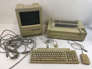 Macintosh Classic II Computer, Imagewriter Printer, Keyboard, Mouse - Picture 1 of 14