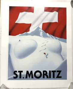 POSTER BY HAND SIGNED ORIGINAL AUTHENTIC PRINTING - Picture 1 of 5