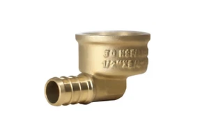 XFITTING 2 Stück 1/2 Zoll PEX x 3/4 Zoll Buchse NPT Winkel, 1/2 x 3/4 Pex FIP Winkel - Bild 1 von 9