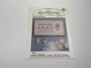 Heart Strings Heart Of My Heart Counted Cross Stitch Pattern - Picture 1 of 3