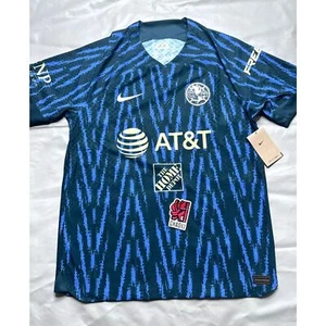 Nike Club America Vapor Match ADV Away Soccer Jersey 22/23  DJ7638-455 men large - Picture 1 of 16